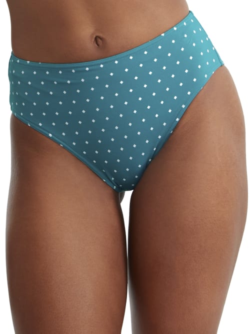 Freya Jewel Cove High-waist Bikini Bottom In Marine